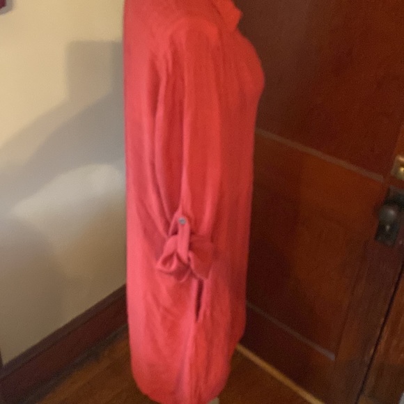 🦋Kenneth Cole Rust Shirt Dress , SZ L🦋 - Picture 5 of 9